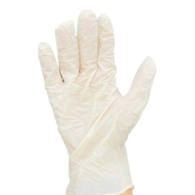 Paire de gants d’examen en vinyle sans poudre
