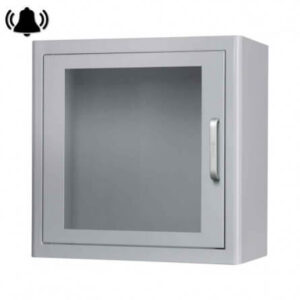 Armoire métal + alarme – Coffre de sécurité mural avec détection d'ouverture