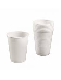 Gobelets plastique blanc