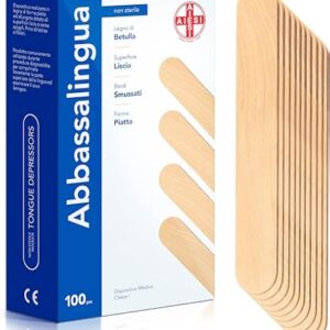 Abaisse-langue en bois enfant 114 x 14 x 1,5 mm