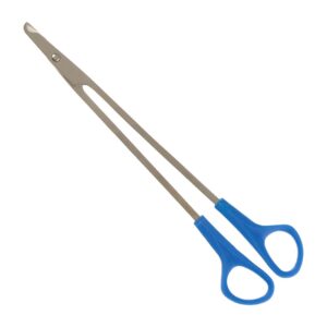 Ciseaux longs coupe-fils stériles, manche ABS, lames acier, L.22 cm