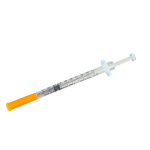 3 pièces 1ml Aiguille Montée 29G – Seringues stériles à aiguilles fines intégrées