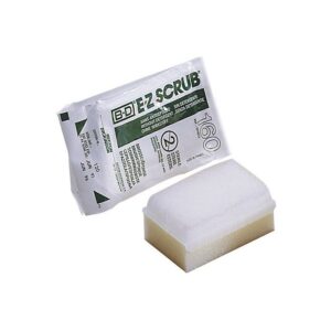 Brosses chirurgicales Ez-Scrub (30) – Boîte de 30 brosses imprégnées pour lavage hygiénique des mains