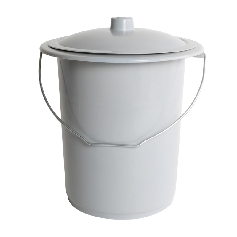 Seau hygiénique + couvercle – Capacité 10 litres avec fermeture hermétique pour une hygiène optimale