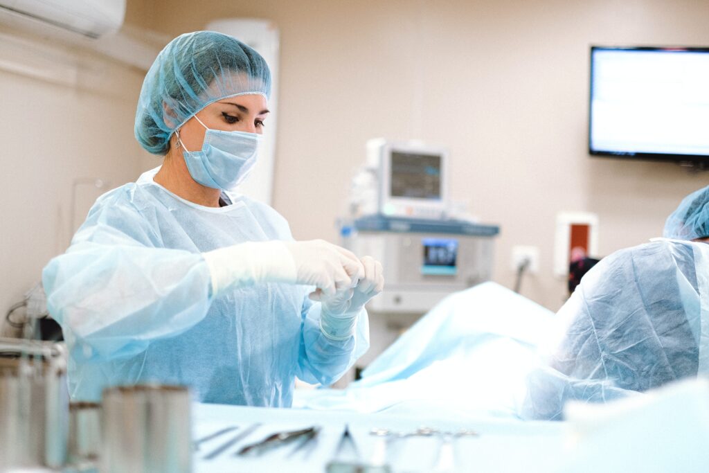 Protections hôpital gants charlotte