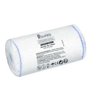 Bande de crêpe 4 m x 5 cm – Soutien léger et maintien efficace