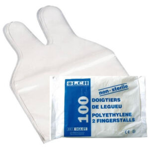 Doigtiers de Legueu 2 doigts – Protection locale pour examens gynécologiques