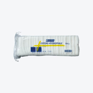 Coton hydrophile 250 g – Lot de 5 unités.