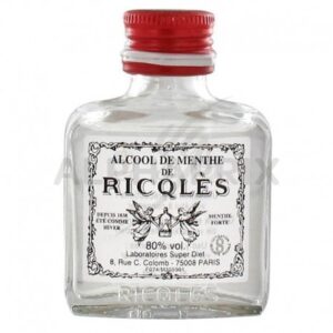 Alcool de menthe Ricqlès – Lot de 10 unités.