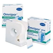 Sparadrap microporeux 5cm blanc bte de 6