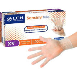 Gants d'examen vinyle Sensinyl - T 7/8