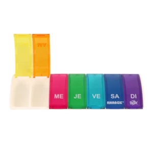 Pilulier heddomadaire 7 compartiments
