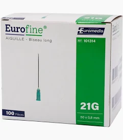 Aiguilles BD Microlance™ 21G - Vert, Ø 8/10 mm, long. 40 mm